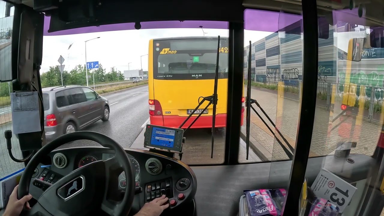 Autobusem po Warszawie 5 - Linia 132 - MAN NG363 Lion's City G #3464 MZA Warszawa