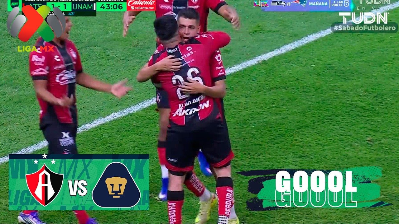 &iexcl;Atlas empata gracias al OSO DE KEYLOR NAVAS! - Atlas 1-1 Pumas | Liga MX - J5 Clausura 2026 | TUDN
