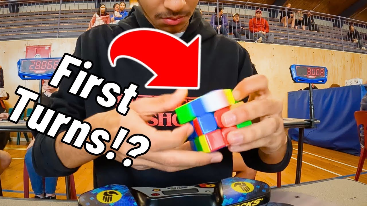 My FIRST TURNS on the MoYu WeiLong WR M V9 WERE OFFICIAL!?