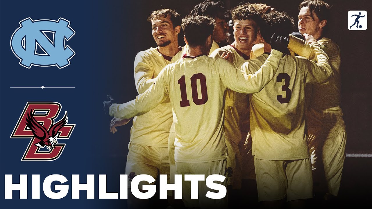 North Carolina vs Boston College | NCAA College Soccer | Highlights - November 01, 2024
