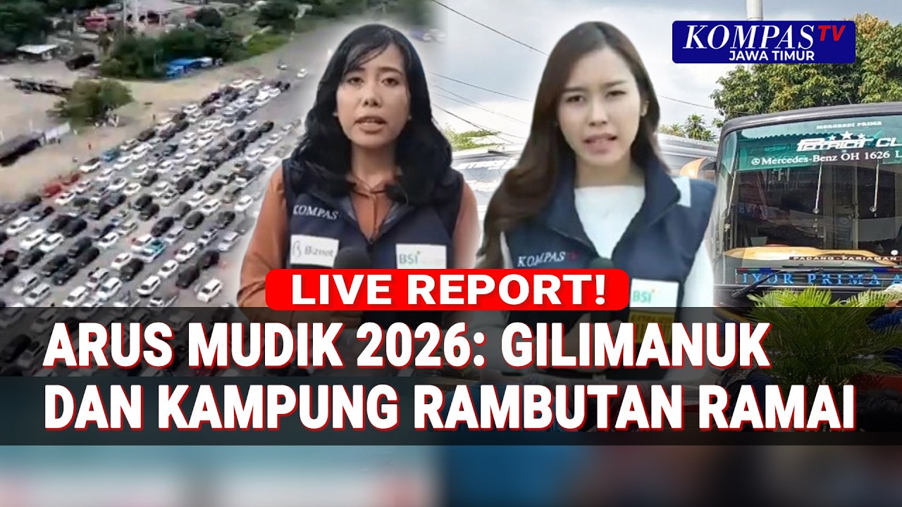 Pantauan Terkini Mudik 2026: Gilimanuk Padat, Kampung Rambutan Ramai Pemudik