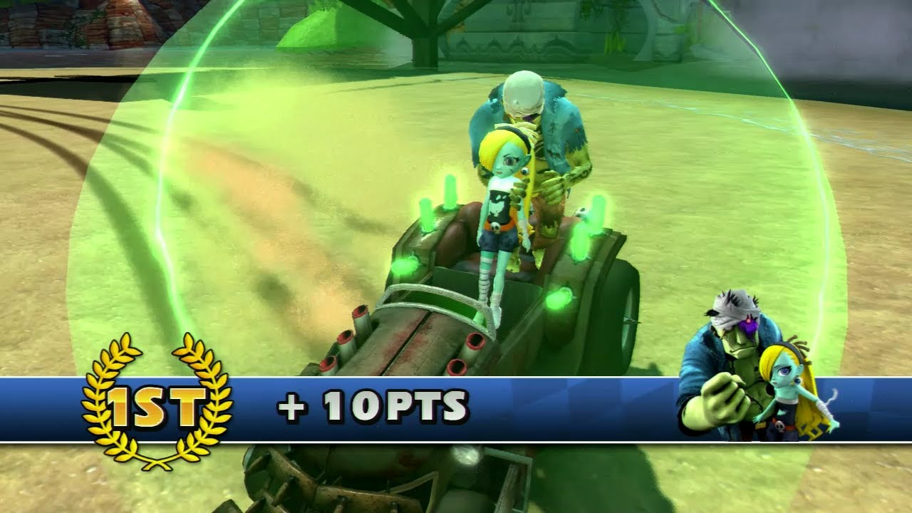Sonic & Sega All-Stars Racing (PS3) Zobio & Zobiko Racing In Horror Cup (Expert)