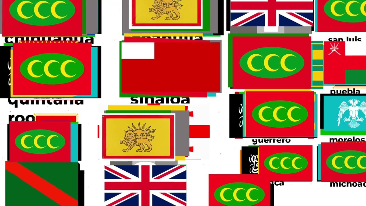 Evolution flags mexico