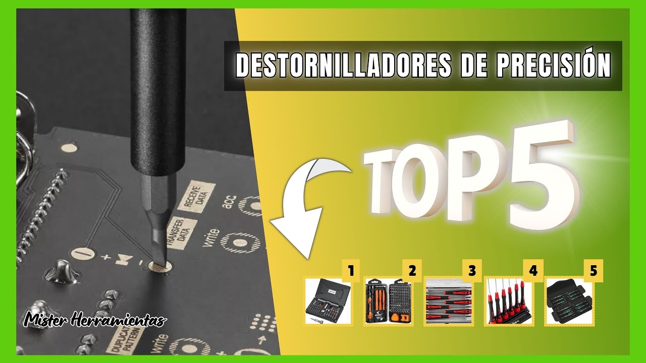 5 Destornilladores de Precisión Analizados: De Juegos para Bricolaje a Uso Profesional
