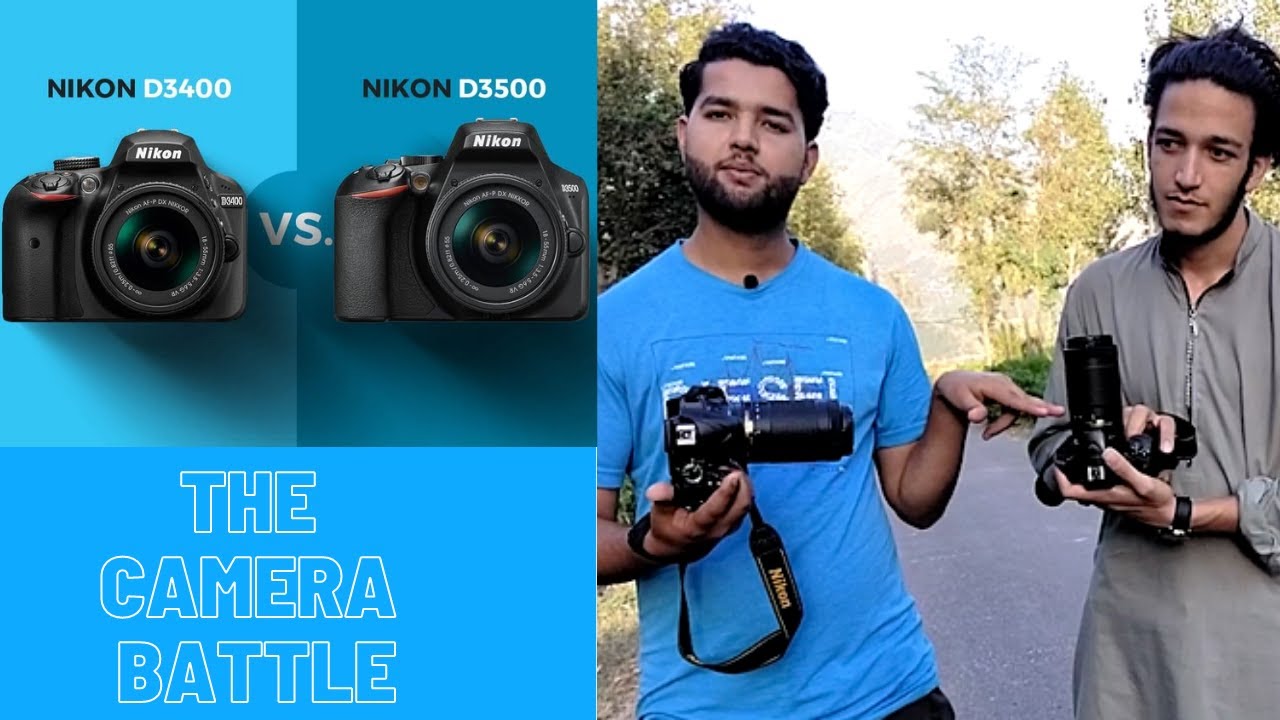 The Ultimate Camera Battle Nikon d3500 vs d3400 image quality test||Live photoshoot comparison....