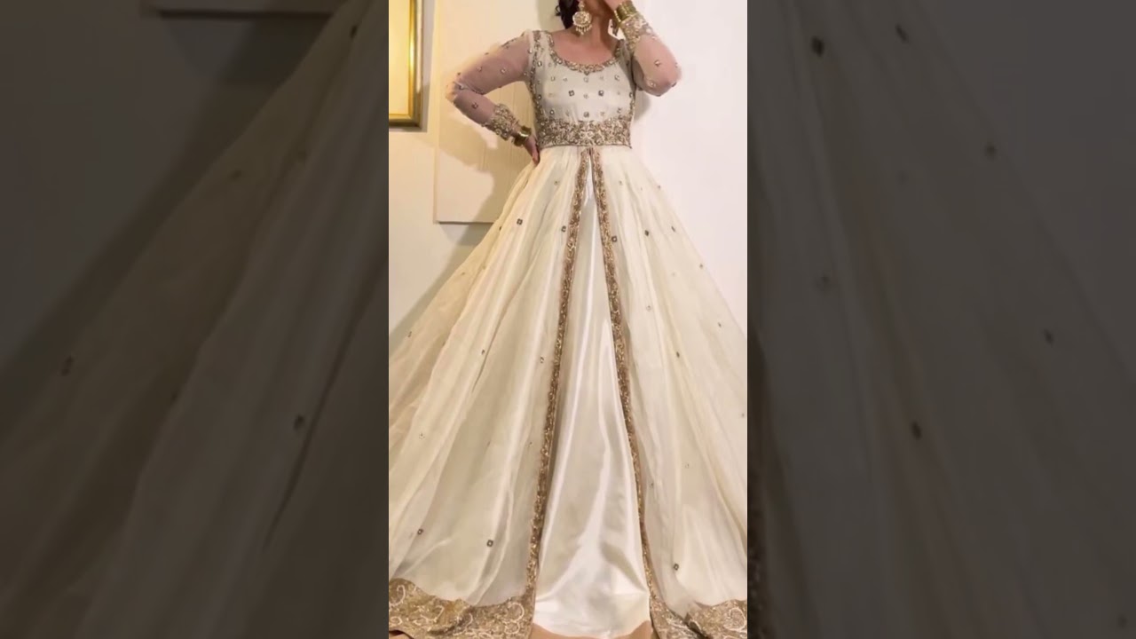 Latest White 🤍 Colour Anarkali Suit Design Ideas for Girls 2025