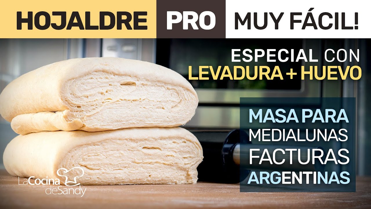 MASA DE HOJALDRE ESPECIAL⛔FÓRMULA PASTELERIA⛔(MEDIALUNAS DE MANTECA y FACTURAS ARGENTINAS) RECETA #1