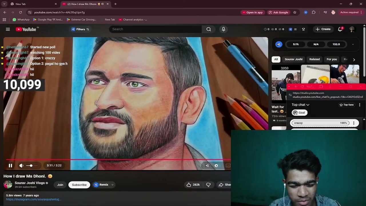 I Watch 100 Sourav Joshi Videos in ONE SITTING 😨