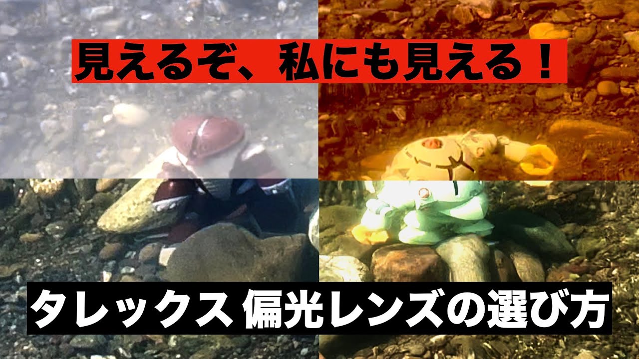 釣りに最強偏光サングラス タレックスのレンズの選び方