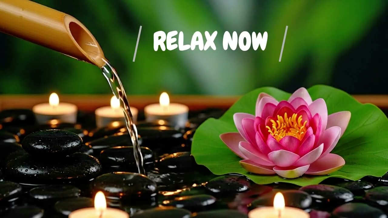 Relaxing Now Waterfall Sounds for Stress Relief | Focus Work & Study