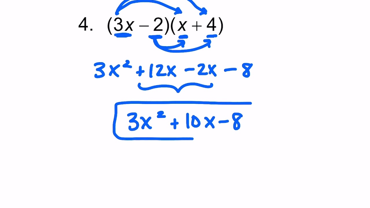 Unit 7 Topic 9: Multiplying Polynomials with Distribution