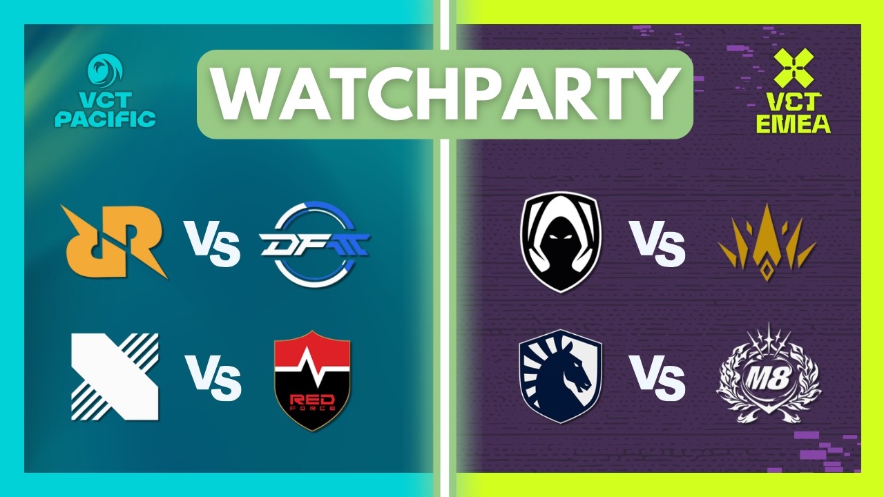 TH vs BBL & TL vs M8 | VCT EMEA Stage 1 Playoffs #VCTWatchParty | !patreon !merch