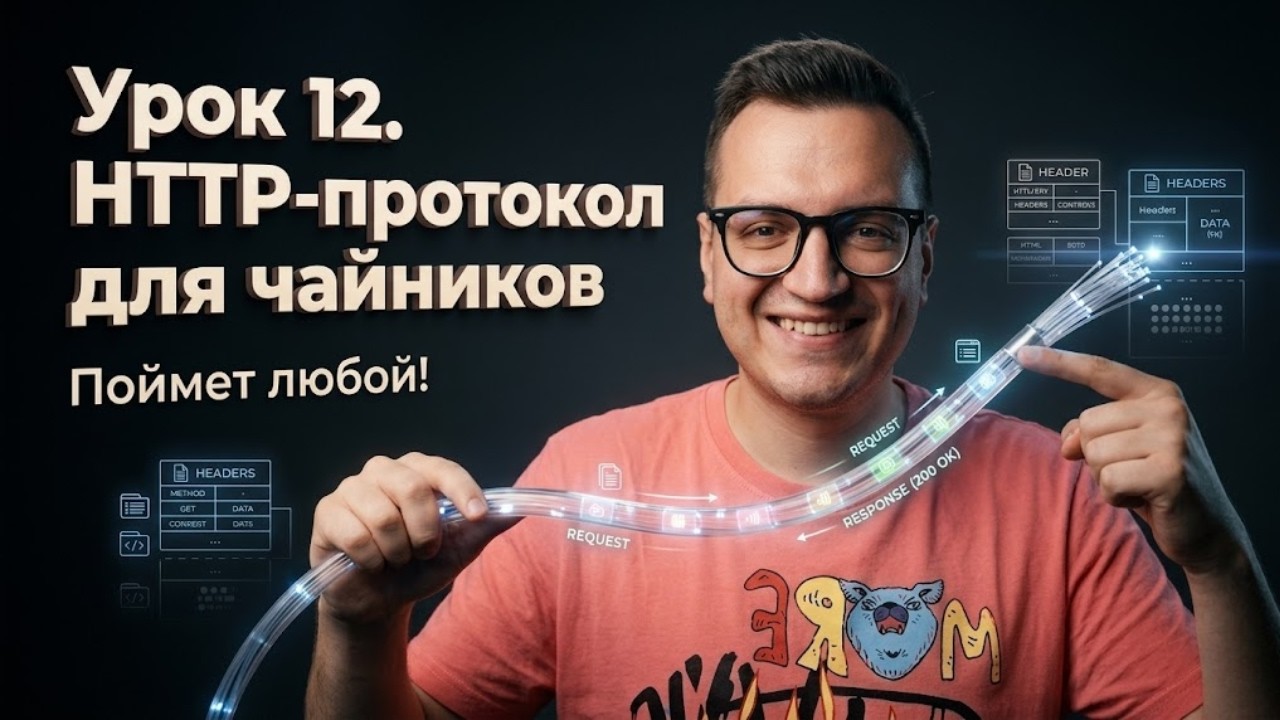 Тестировщик с нуля / Урок 12. HTTP-протокол для чайников. Ошибка 404. Модель TCP/IP. Методы HTTP