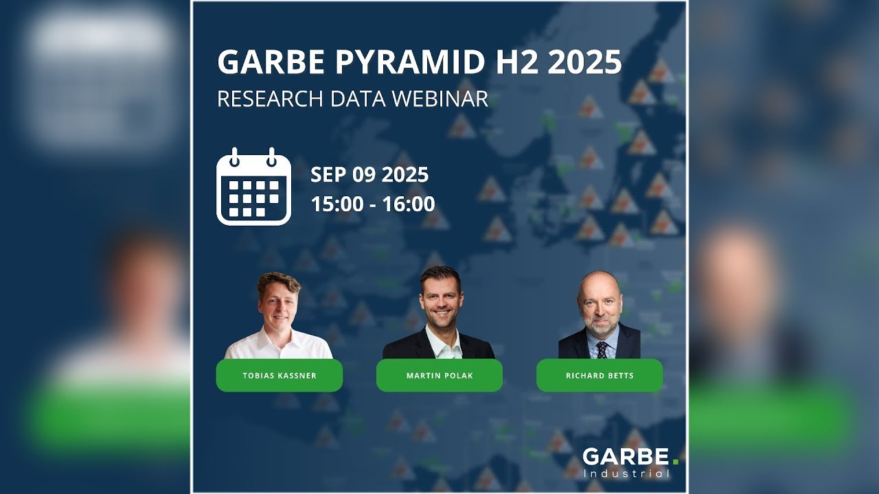 GARBE PYRAMID Research & Data H2 2025 &ndash; European logistics real estate markets