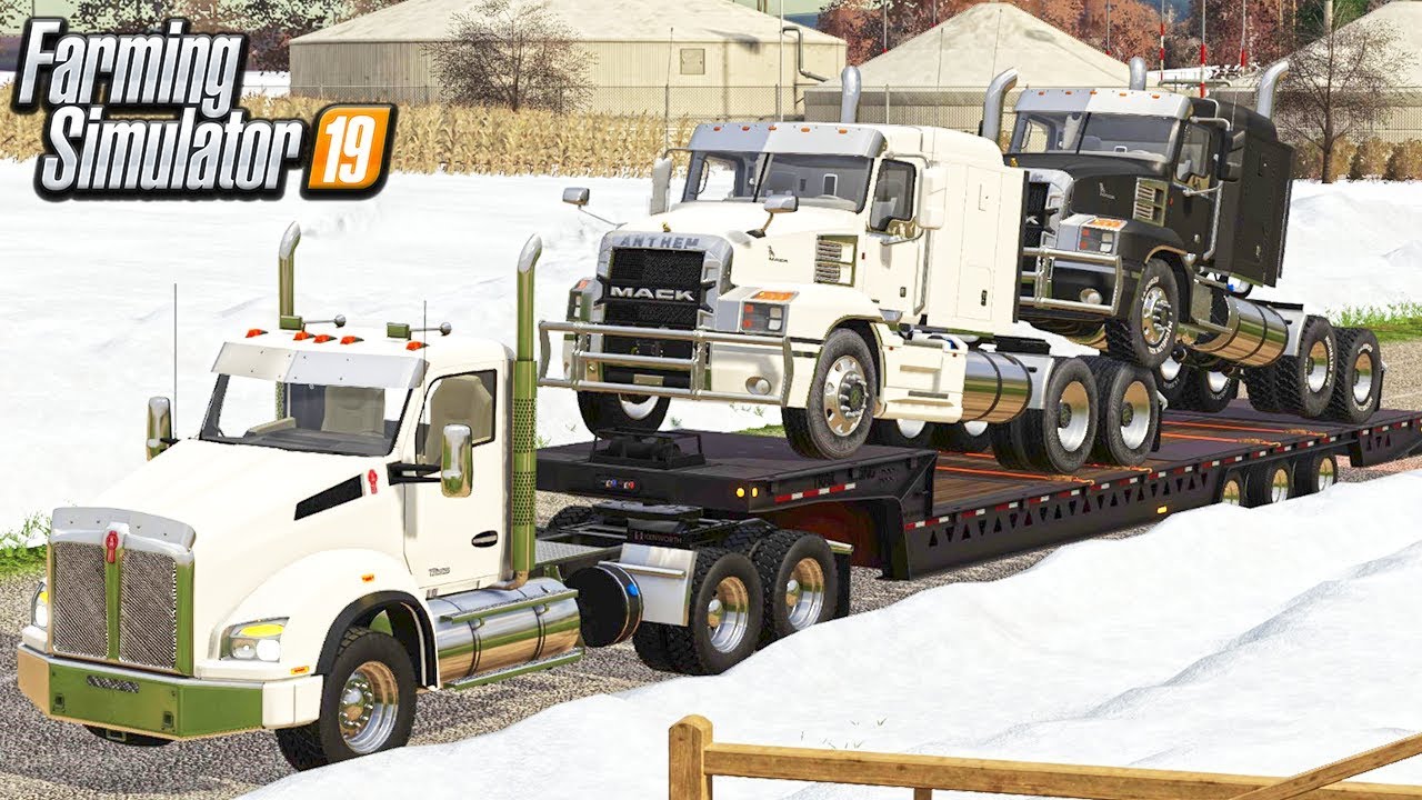 BREAK DOWNS ARE SOLVED WITH DELIVERY OF 2 NEW TRUCKS (ROLEPLAY) FARMING SIMULATOR 19