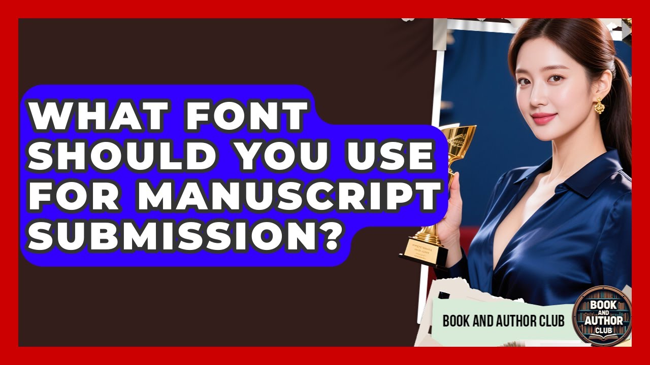 What Font Should You Use for Manuscript Submission? | Book and Author Club News