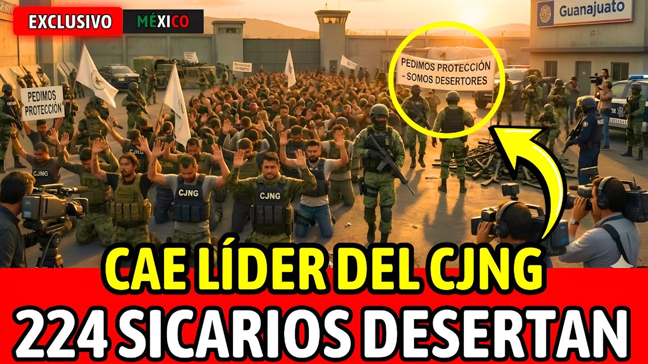 💥 DESERCIÓN en CADENA: 234 sicarios del CJNG piden PROTECCIÓN en Guanajuato tras muerte de líder