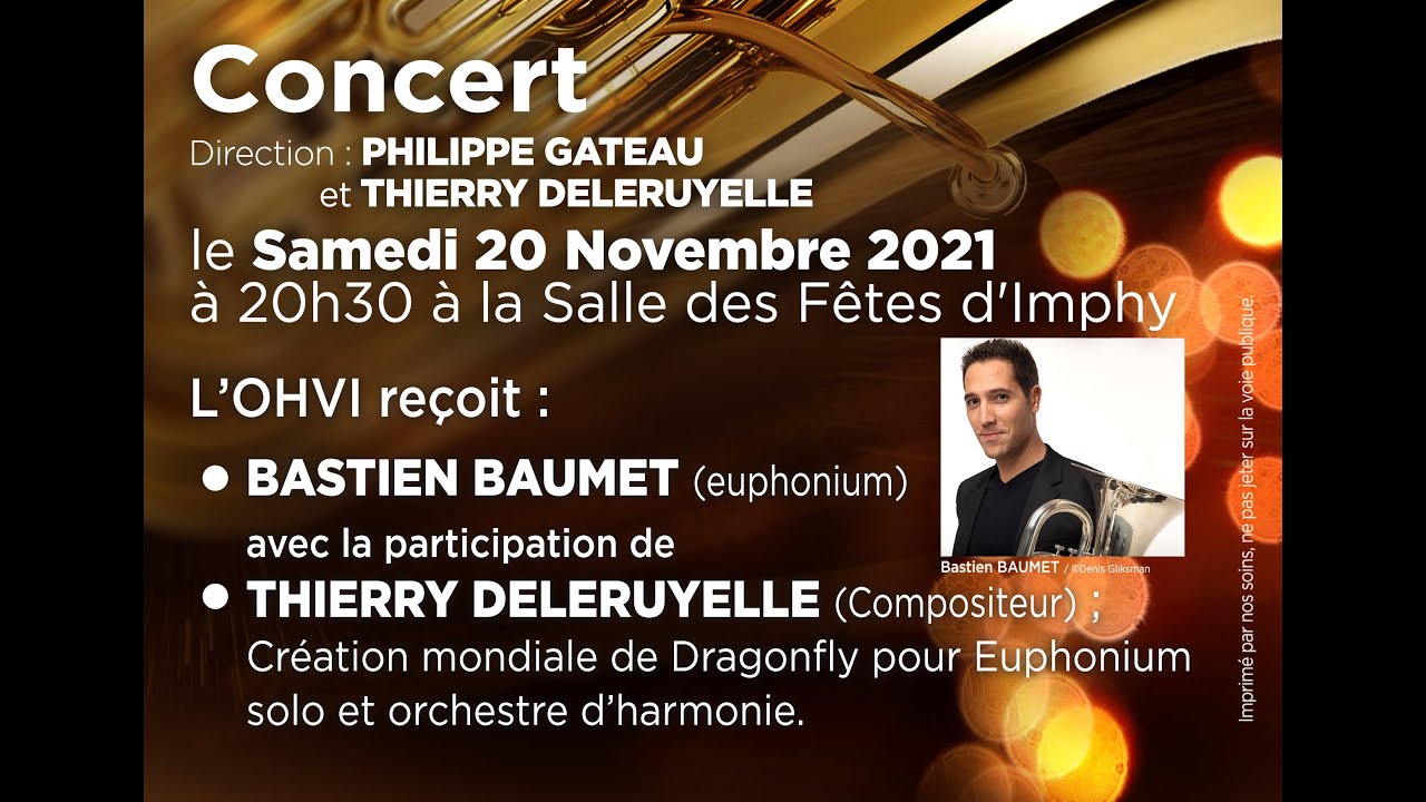 Dragonfly - Bastien Baumet, Thierry Deleruyelle, Orchestre d'Harmonie de la Ville d'Imphy -  4K