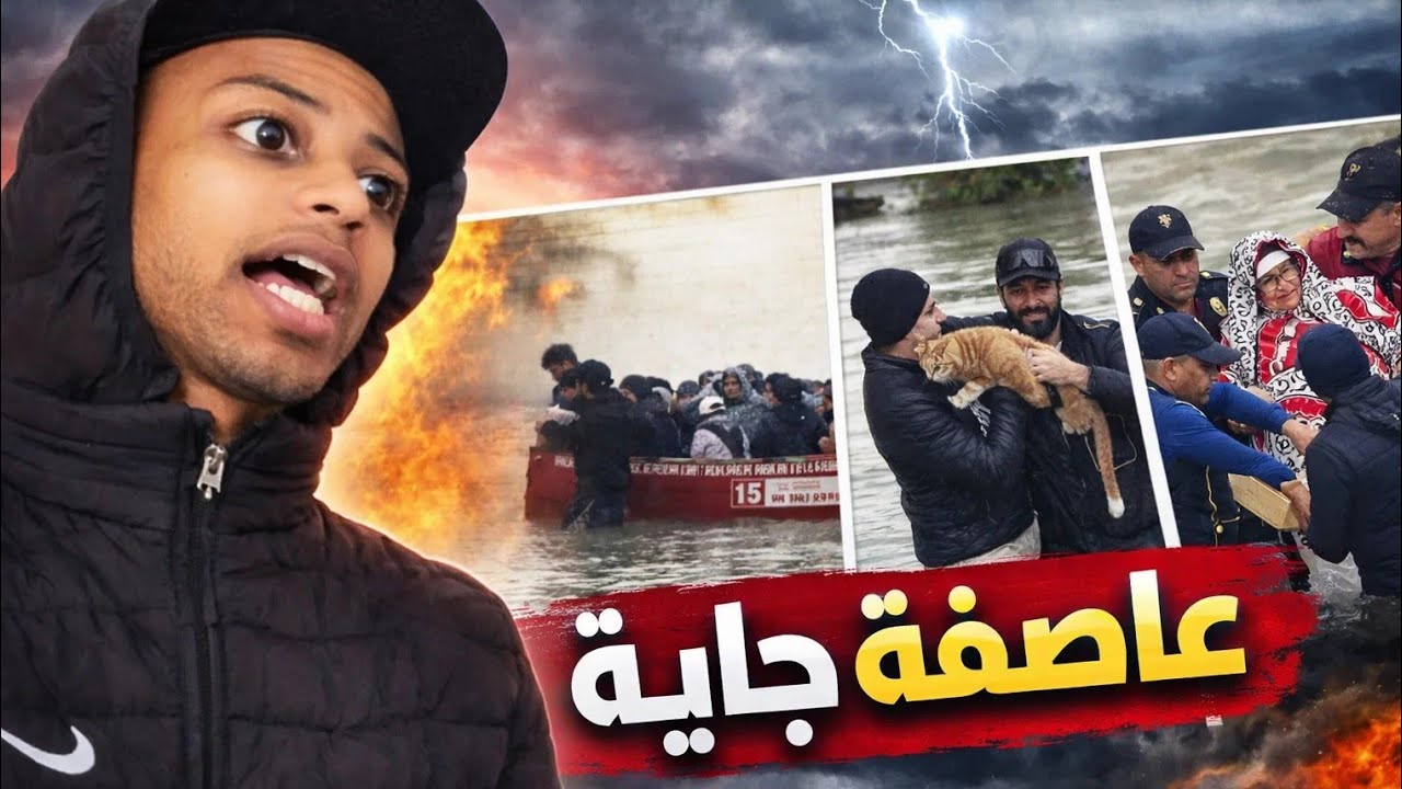 😱فيضانات تاريخية في شمال المغرب 🌊 القصر الكبير تحت الماء!🔥رياكشن صادم !