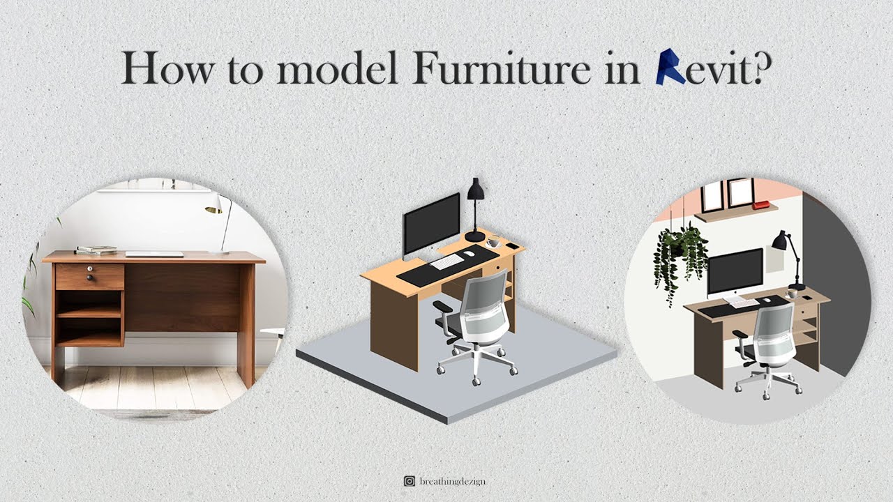 How to model furniture in Revit (2021)