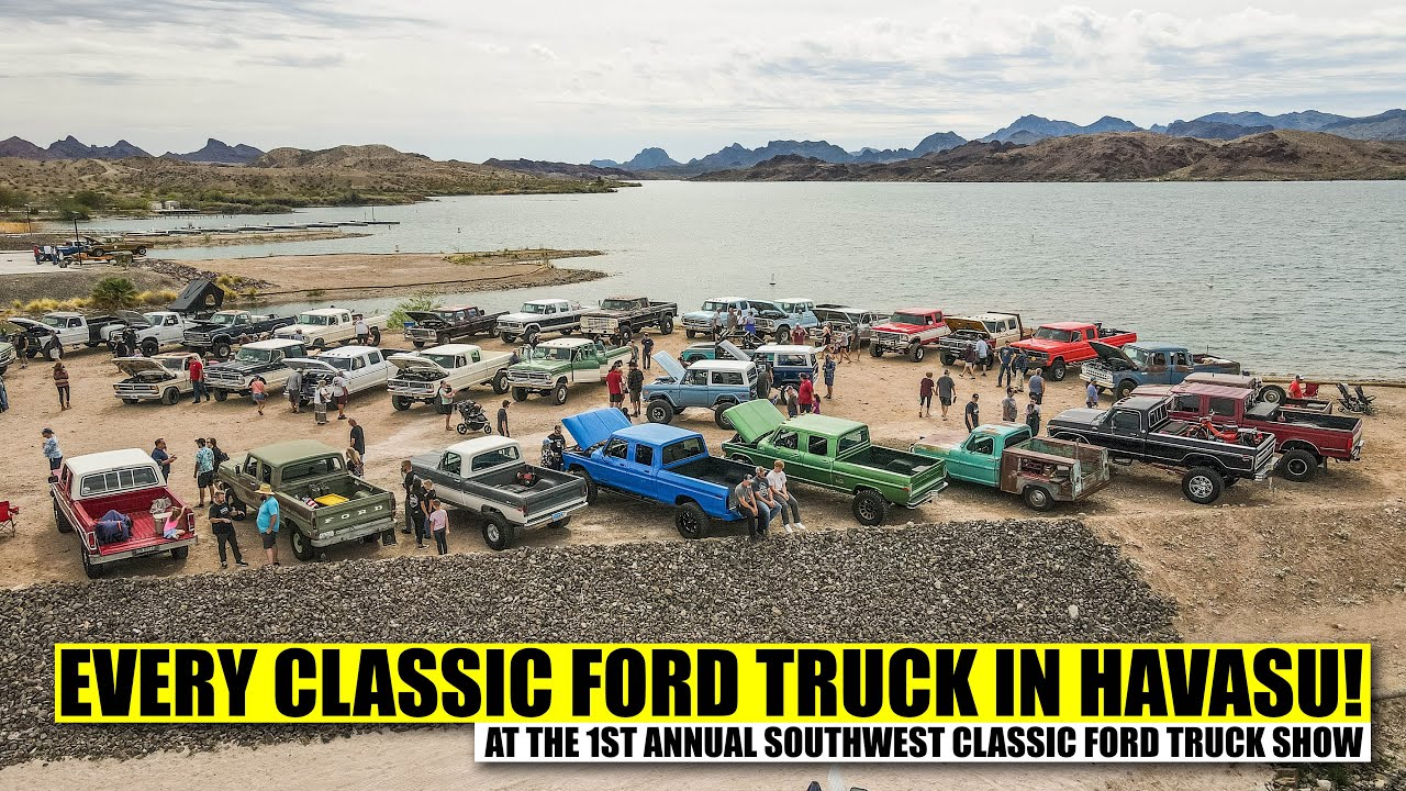 Все грузовики на выставке Southwest Classic Ford Truck Show 2024! Полный обзор!