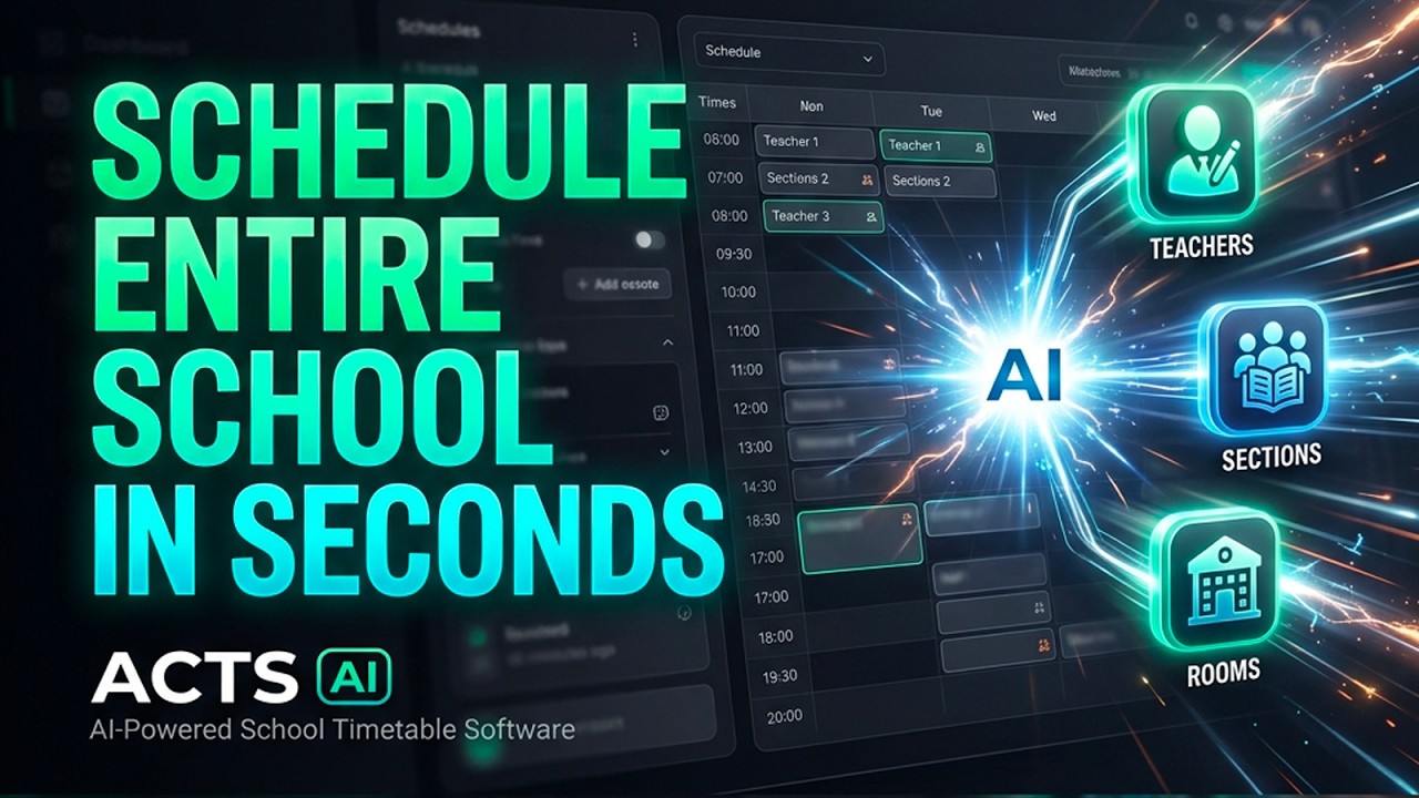 Schedule an ENTIRE SCHOOL in Seconds! (ACTS AI)