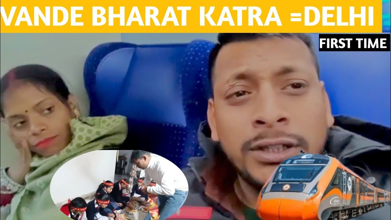 First time in Vande Bharat train II Maje aagaya 😍