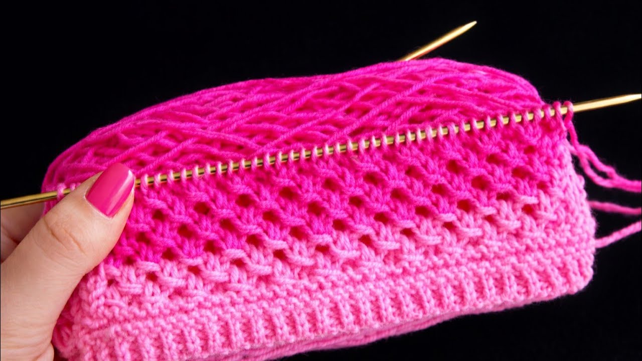 सिर्फ दो सलाई का आसान बुनाई डिजाइन /very easy knitting pattern for ladies cardigan/sweater/jackets 
