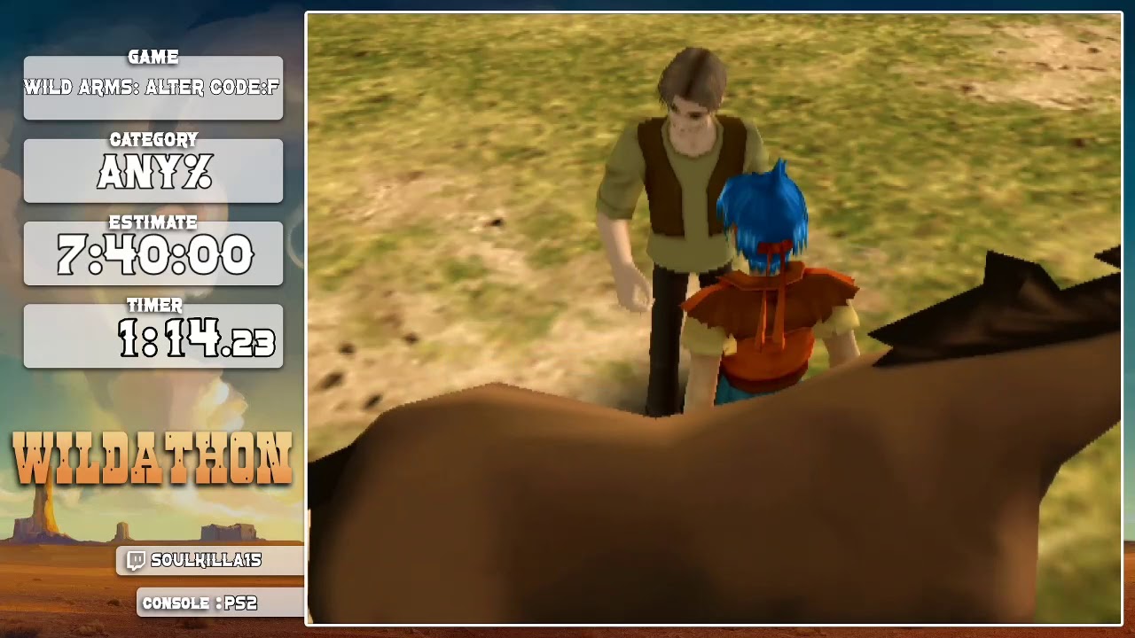 Wildathon 2020 - Wild Arms Alter Code: F Any% Speedrun in 7:46:36 by Soulkilla15