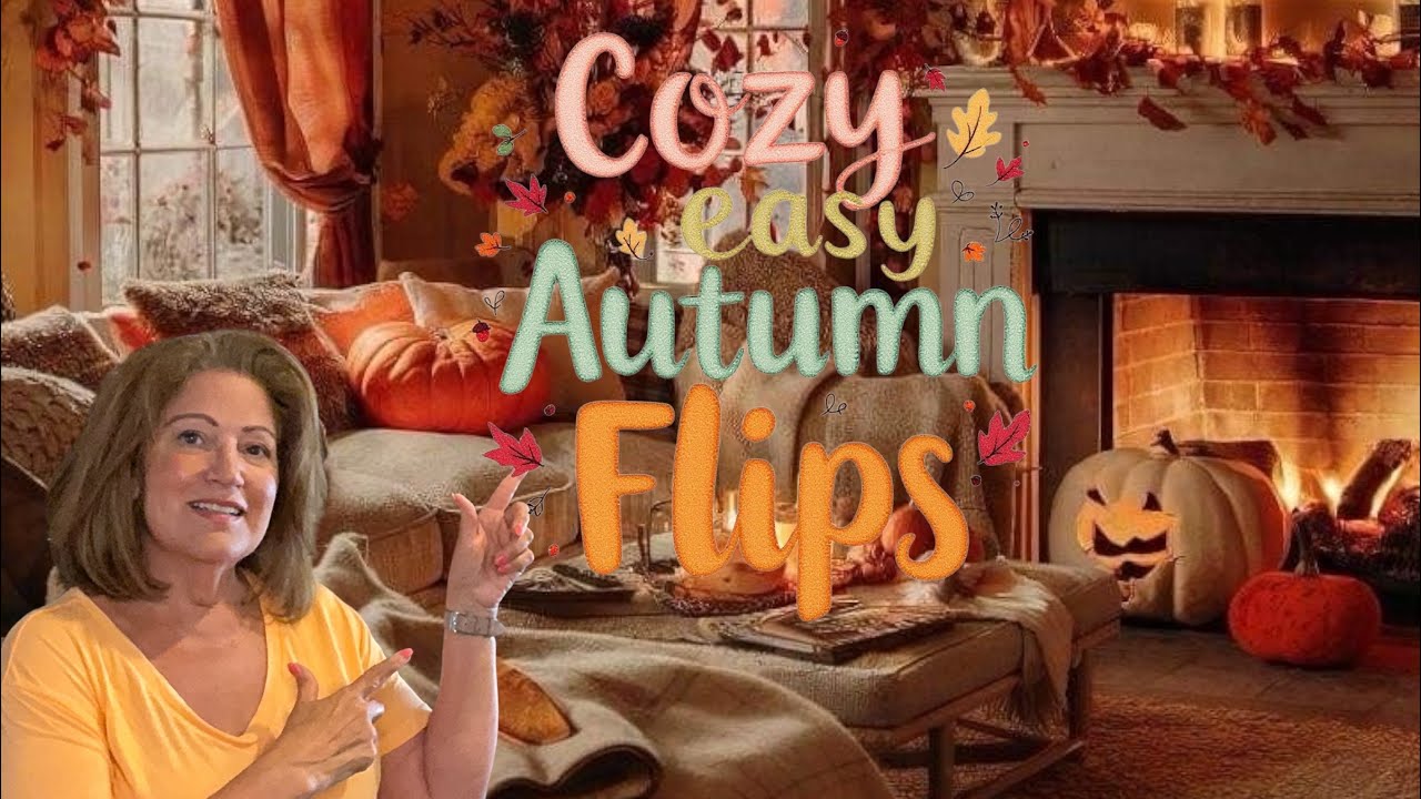 Fall Thrift Flips Using Decoupage,IOD and Pentart 