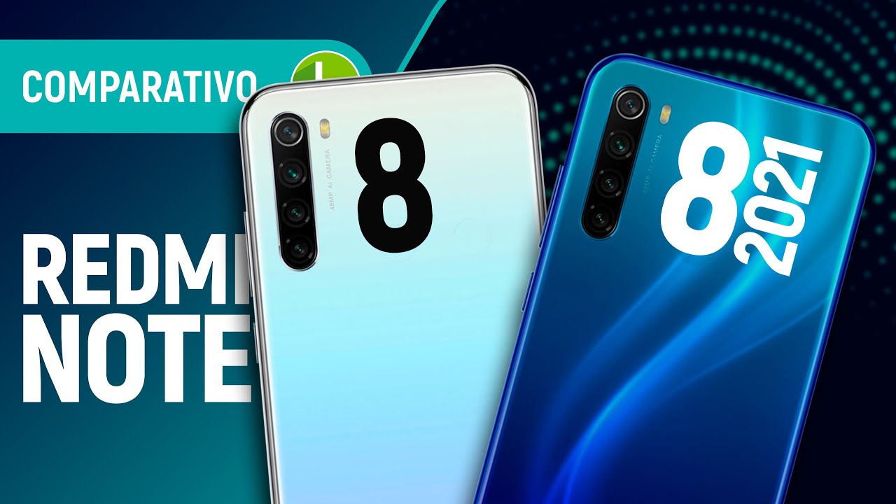 REDMI NOTE 8 vs NOTE 8 2021: nada MUDOU DEPOIS de DOIS ANOS? | Comparativo
