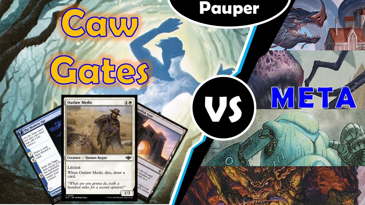 Caw Gates | Winning From Nowhere | Pauper Match Gameplay | MTGO