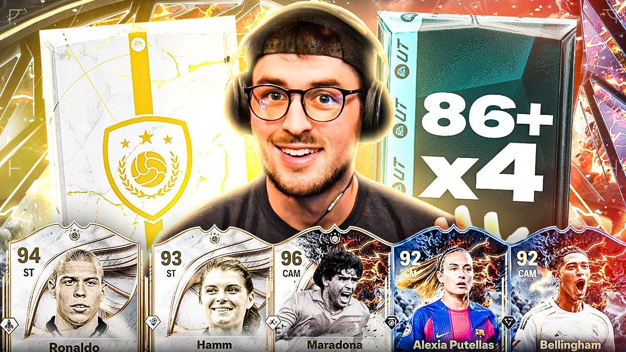 CRAZY LUCK! Unlimited 86+ x 4 & Base Icon Packs! 😳