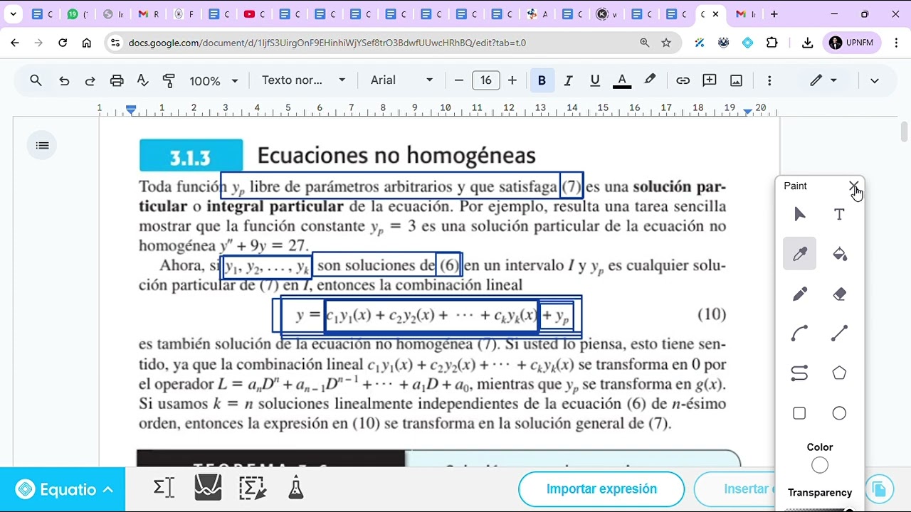 Deducción de estratégia de Reducción de Orden y ejemplos de su uso.