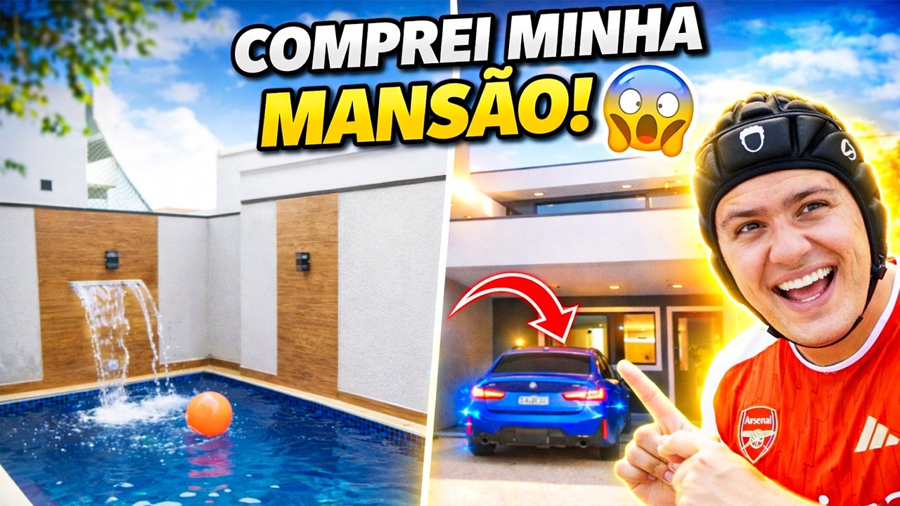 A NOVA MANSÃO DO CAPAÇA… COM PISCINA E CAMPO!
