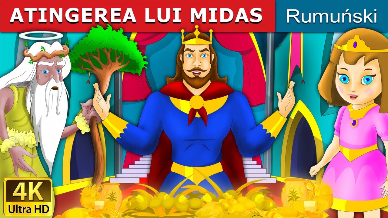 Atingerea Lui Midas | The King Midas Touch in Romana | Basme in limba romana | @RomanianFairyTales