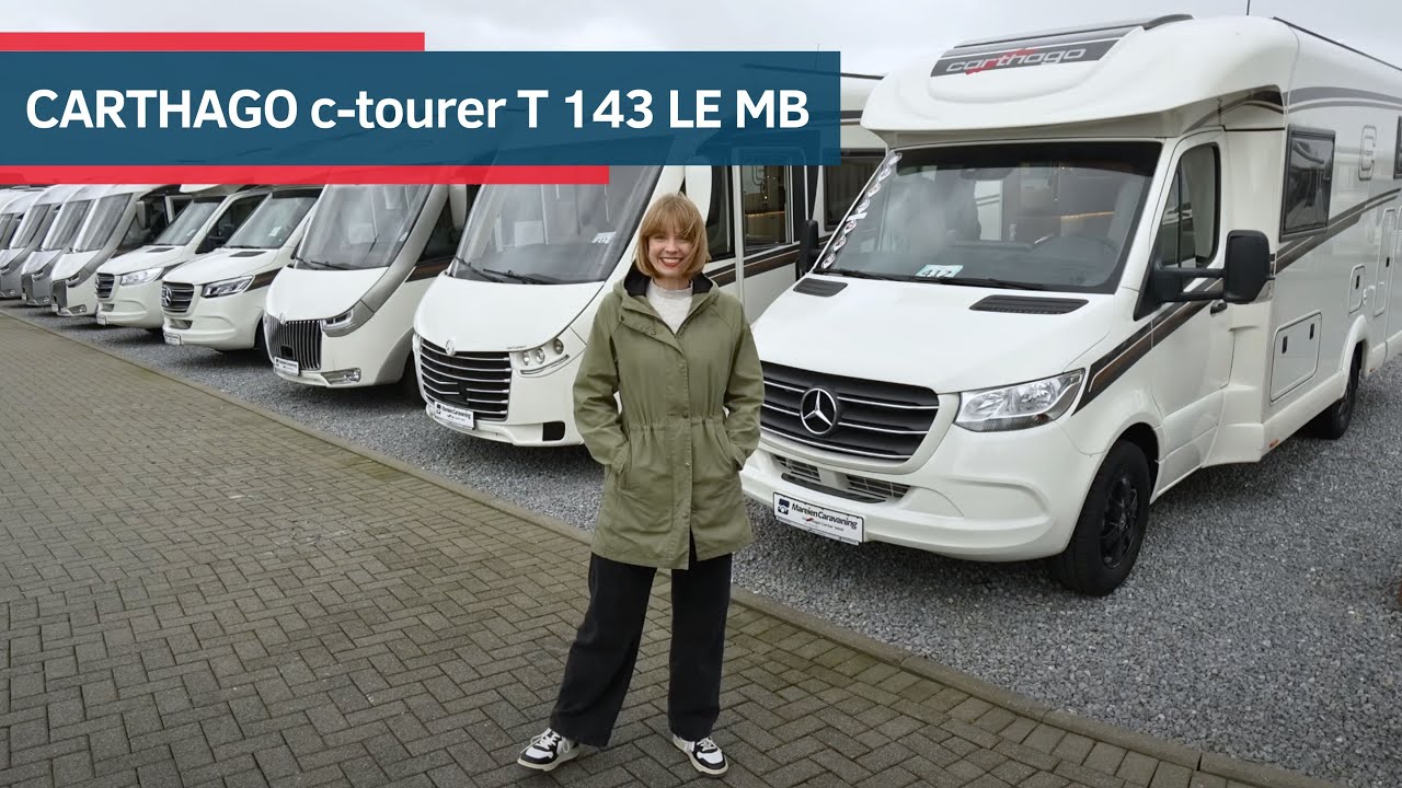 Wohnmobil CARTHAGO c-tourer T 143 LE MB 🤩 Rundgang und Roomtour mit German Television