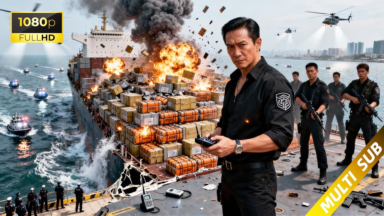 海外毒梟總部發終極絕殺令，萬噸貨輪藏烈性炸藥，警方失手即滿城火海！#懸疑 #movie  #功夫#channel #电影#drama