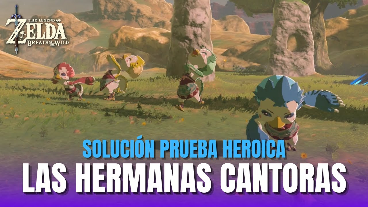 LAS HERMANAS CANTORAS (PRUEBA HEROICA) SOLUCIÓN | Zelda Breath of the Wild - Guia Español