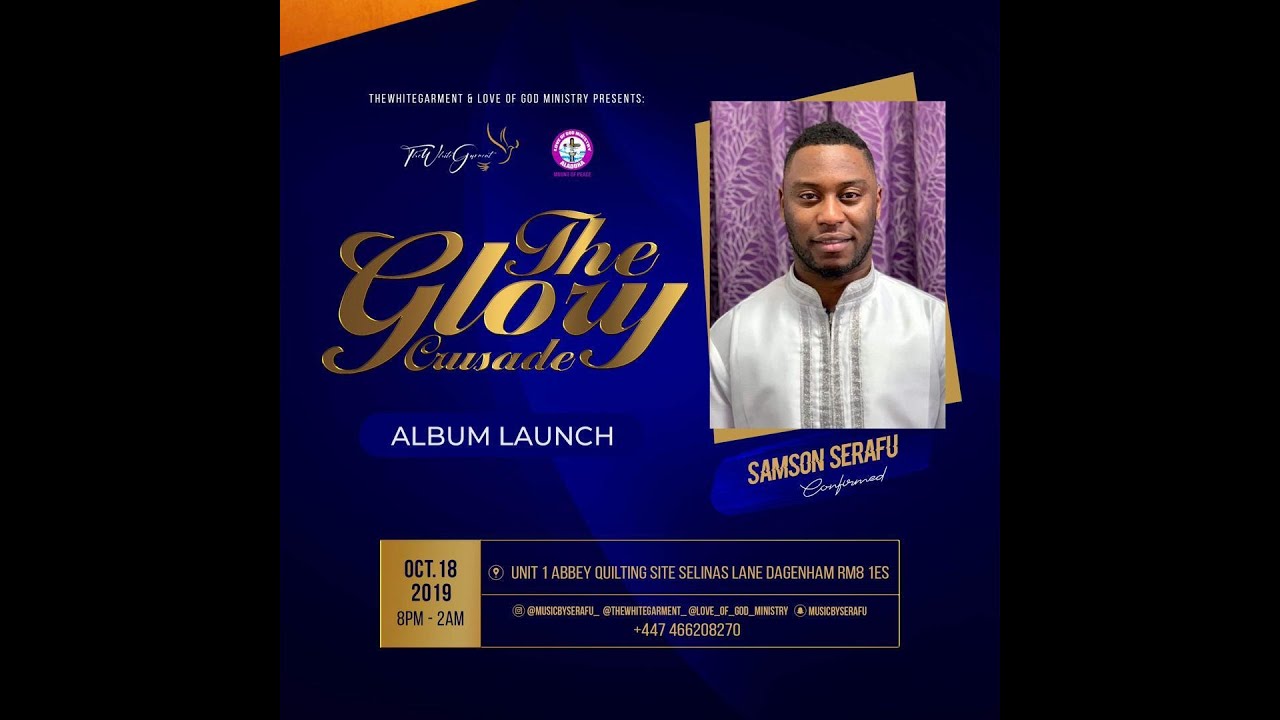 #TheWhiteGarment Presents Samson Serafu @ The Glory Crusade 2019 - Praise