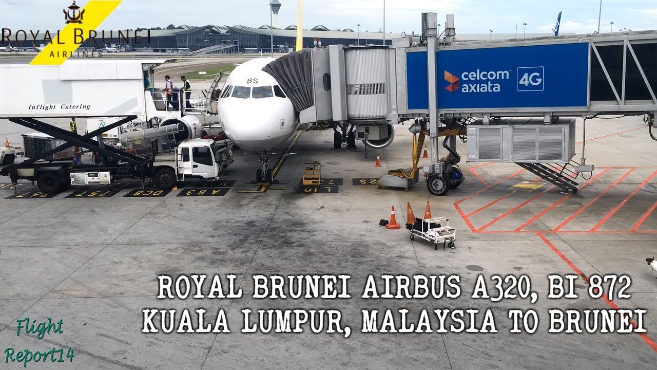 ROYAL BRUNEI BI872 | KUALA LUMPUR TO BRUNEI | ECONOMY CLASS | AIRBUS A320