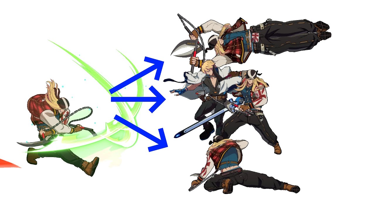 Guilty Gear Strive - Axl Mixup options from Wild Assault