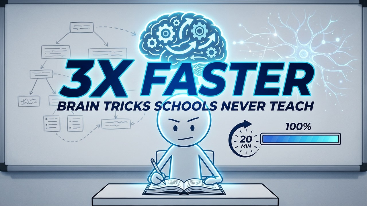📚Study 3x Faster Using Brain Tricks Schools Never Teach