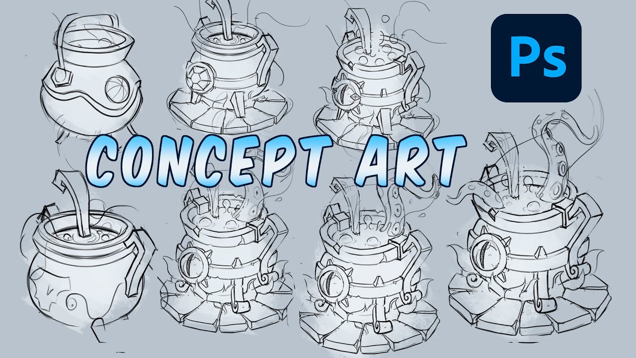 Los SECRETOS del CONCEPT ART #1 🧙🍵 - DISEÑO de PROPS