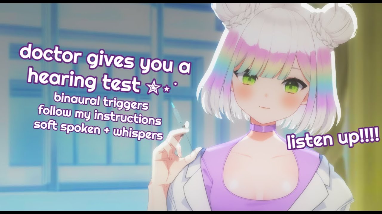 [ASMR] doctor gives you a hearing test🩺👂💖 | personal attention | binaural | roleplay #asmr