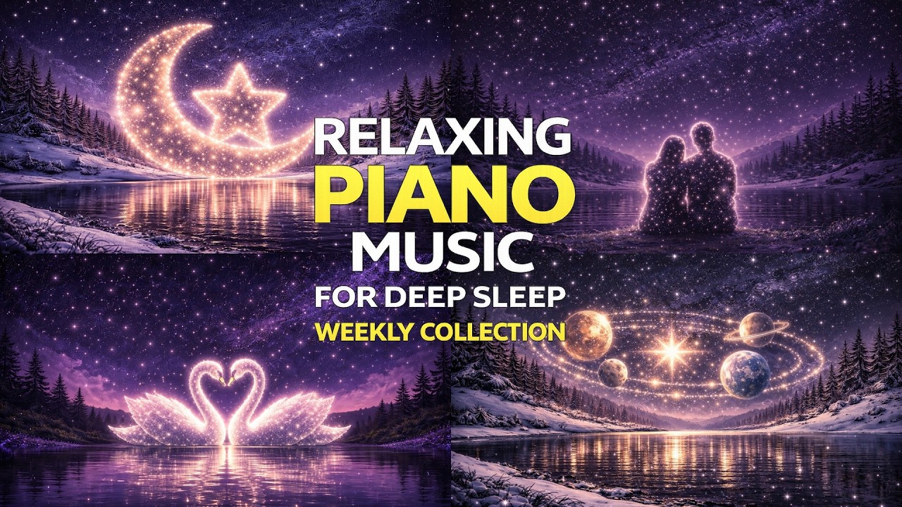 Reduce Stress & Relax Your Mind 🌙 | Weekly Collection - 1 Hour of Gentle Piano 🎹