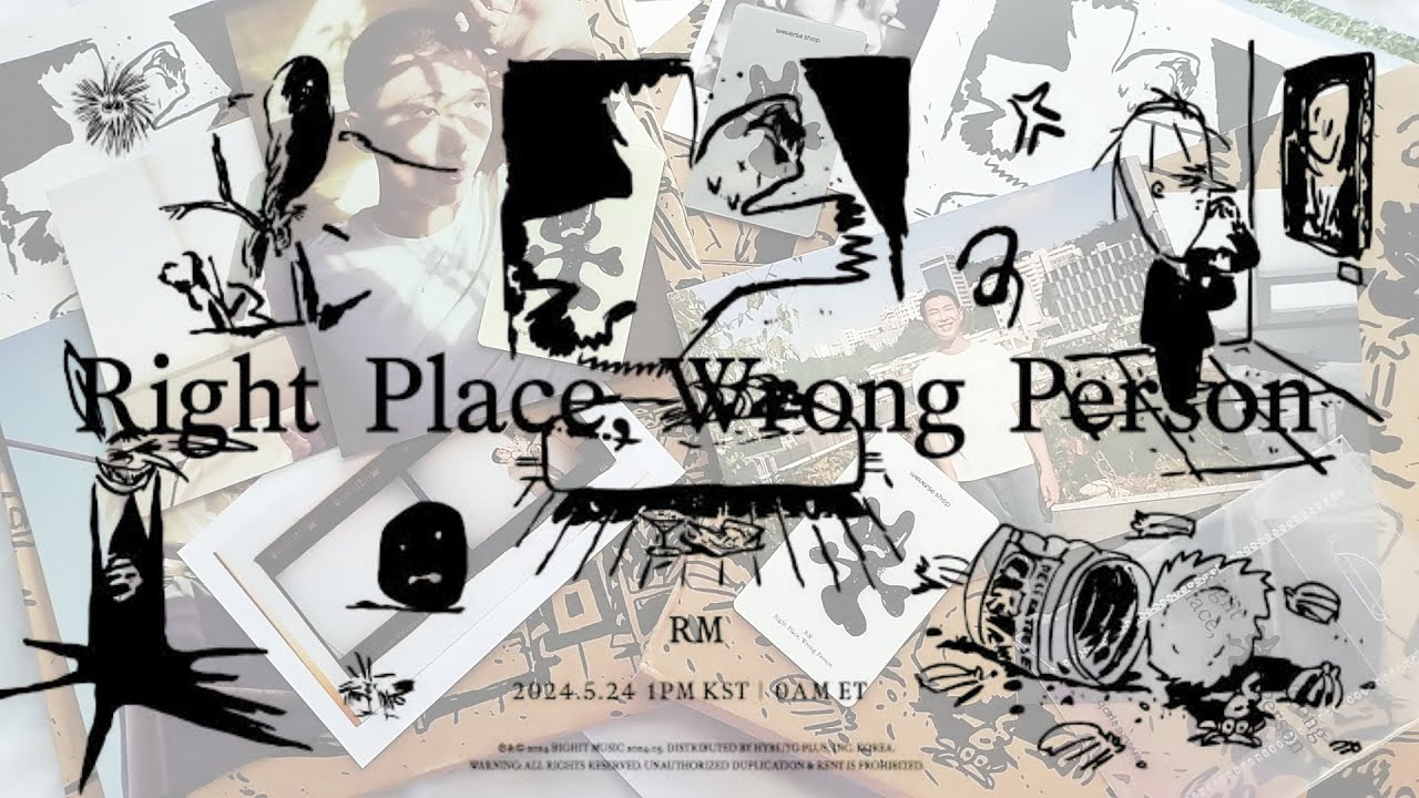 Right Place, Wrong Person | RM SOLO ALBUM UNBOXING | standard & weverse + weverse benefit