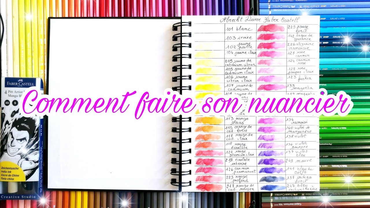 comment faire un nuancier. Coloriage pour adulte. art thérapie.