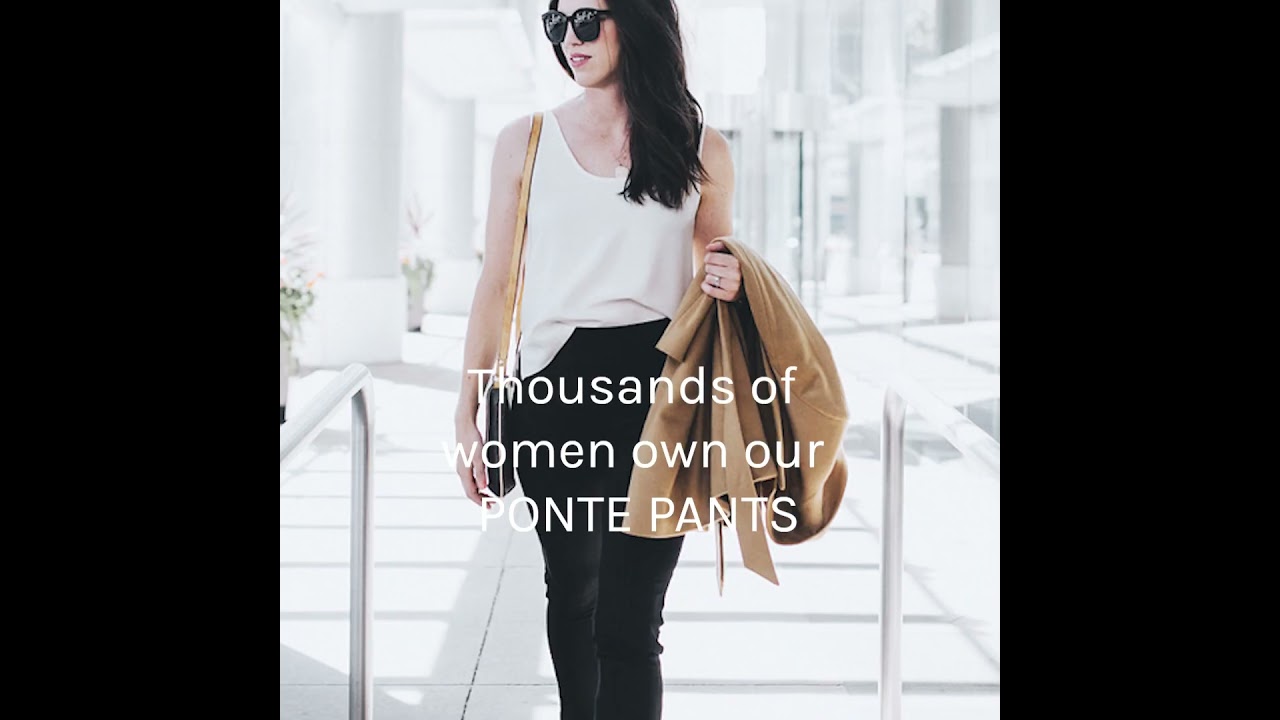 BRASS | High Quality Ponte Pants