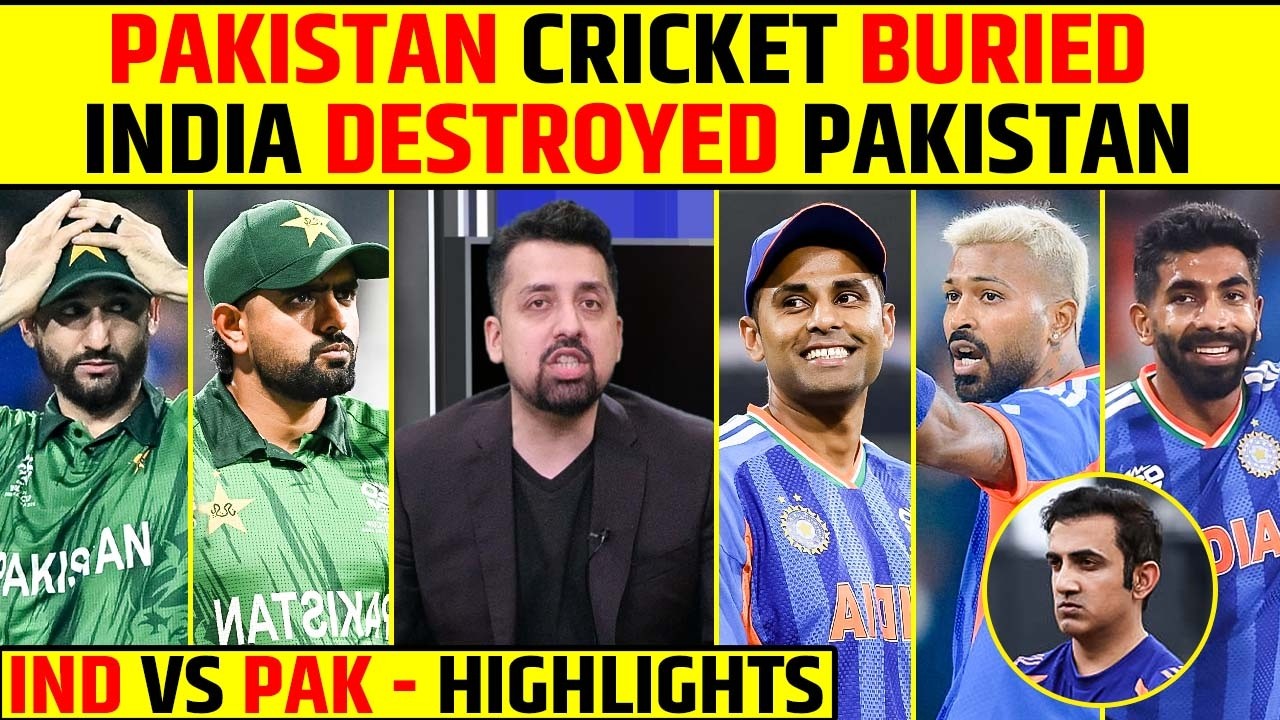 PAKISTAN CRICKET BURIED ☠️ INDIA DESTROYS PAKISTAN | IND VS PAK FULL HIGHLIGHTS 😂 #indvspak